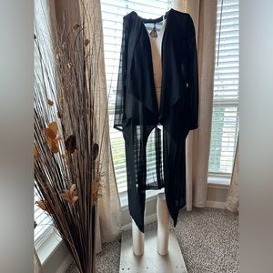 Naked Wardrobe Sheer Duster size L